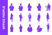 Office People Silhouette Collection, a Person Illustration by nandinigraphics (Thumbnail 3 of 3)