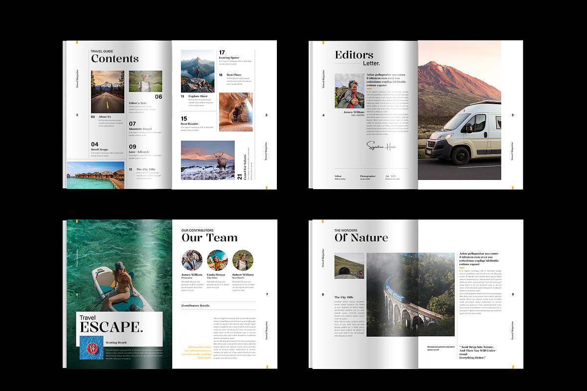 Travel Magazine Template | Photobook, a Magazine Template by Spark_Creative (Photo 12 of 14)