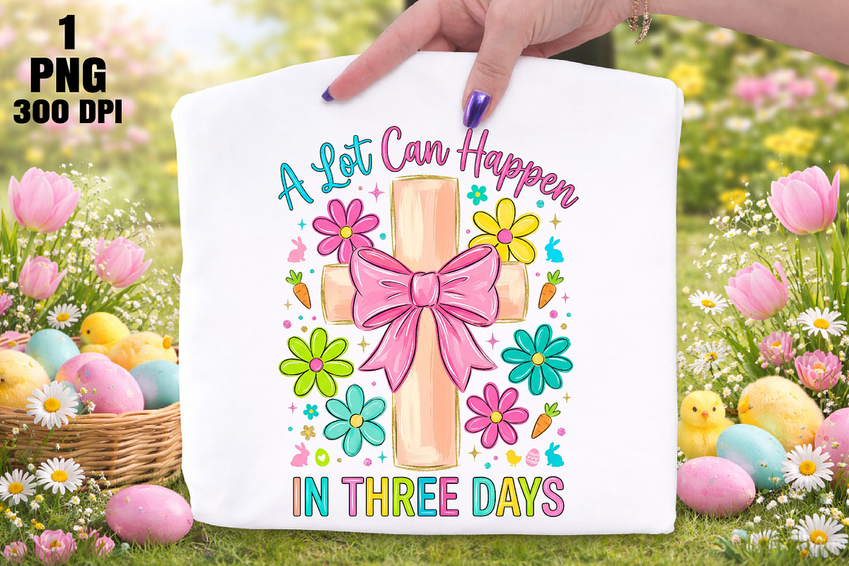 A Lot Can Happen in 3 Days PNG Easte, an Illustration by Daily.Designs (Photo 1 of 5)
