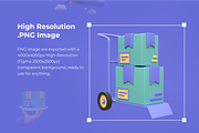 Tracking & Delivery 3D Icon Set, a Templates & Theme by Dope Design (Thumbnail 4 of 8)