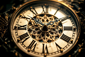 antique clock face, a Photo by rarrarorro