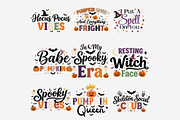 Halloween Quotes PNG Bundle, a Seasonal Illustration by Tanya Kart (Thumbnail 7 of 11)