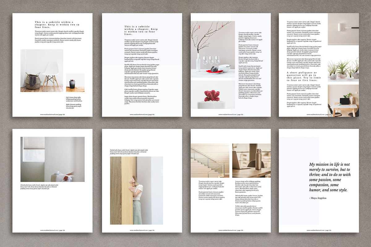 eBook/Magazine Canva Template- Washi, a Magazine Template by Studio Sugoi (Photo 6 of 10)