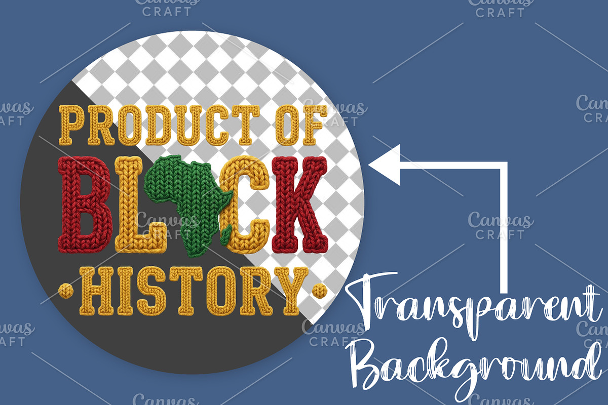 Crochet Product of Black History PNG, an Illustration by Canvas Craft (Photo 2 of 6)