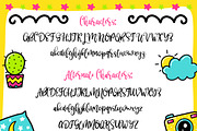 Gentle Air Typeface with Extras, a Script Font by Velliniki (Thumbnail 2 of 6)