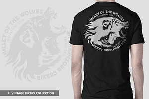 WOLVES - Bikers Logos