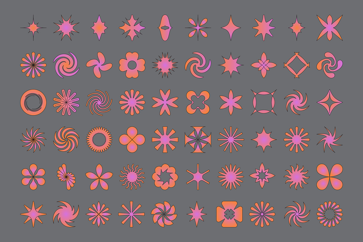 Abstract geometry - prints, elements, an Object Graphic by venimo