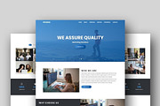 Multipurpose Landing Page Template, a Landing Page Template by nandinigraphics (Thumbnail 1 of 3)