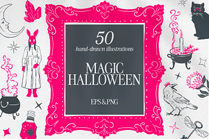 Magic Halloween Illustrations