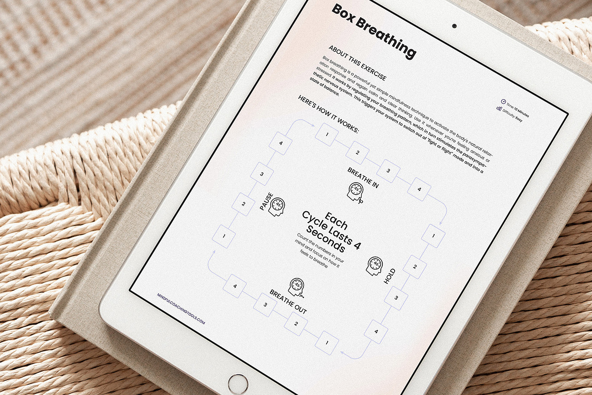 Mindfulness Worksheet Bundle, a Templates & Theme by AndrewPixel (Photo 8 of 13)