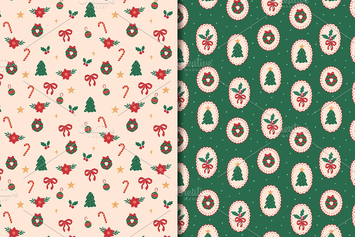 Cozy Traditional Christmas Pattern, a Pattern Graphic by CreativeChristiana (Photo 9 of 12)