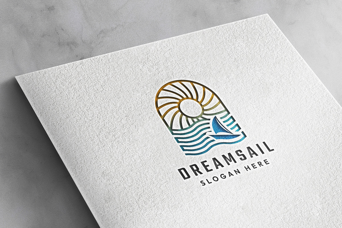 Dream Sail Boat Logo, a Branding & Logo Template by Design_Planet (Photo 4 of 4)