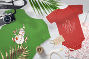 Cute Snowmen Set, a Decorative Illustration by MaljukArt (Thumbnail 13 of 14)