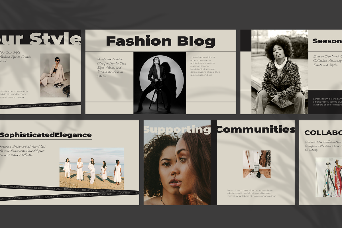 Fashion Presentation Template preview 5
