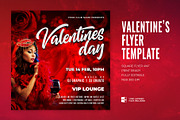 Valentines Party Flyer, a Flyer Template by DesignDevisers (Thumbnail 1 of 9)