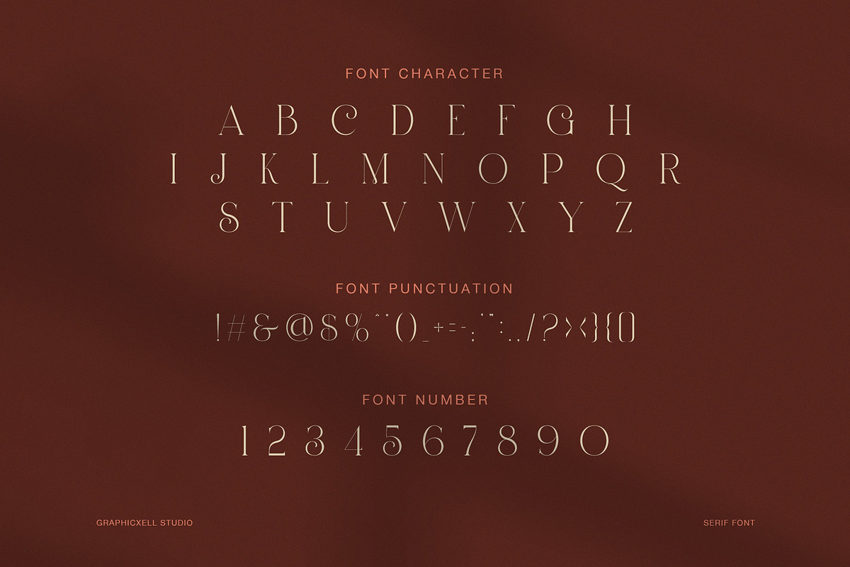 Diores Elegant Serif Font, a Serif Font by Graphicxell (Photo 7 of 8)