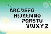 Balgumi - Experimental Font, a Sans Serif Font by Drizy (Thumbnail 2 of 9)