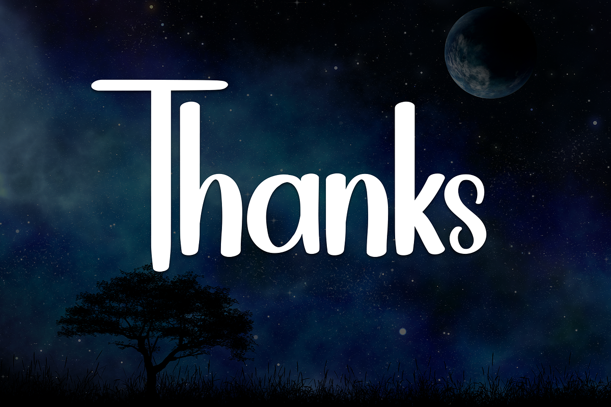 Midnight | Script Font, a Handwritten Font by Scratchones (Photo 8 of 8)