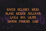 Ochlaz Mystical Serif Display Font, a Serif Font by Maulana Creative (Thumbnail 5 of 7)