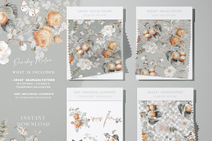 Peachy Melon Vintage Paper Pack