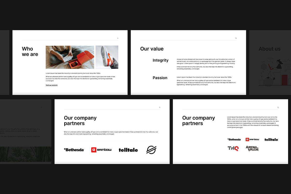 MNML - BUSINESS PLAN Template, a Presentation Template by MNML Agency (Photo 9 of 73)