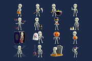 Skeleton 3D Icon Set, an Object 3D Model by Eklip Studio (Thumbnail 2 of 2)