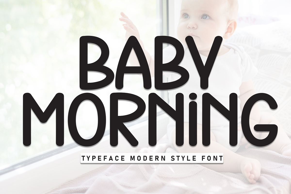 Baby Morning | Script Font, a Script Font by Scratchones (Photo 1 of 8)