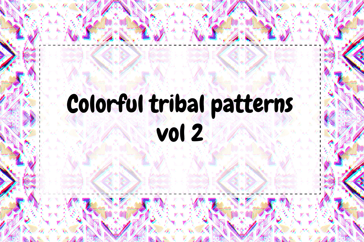 Colorful tribal patterns vol2, a Pattern Graphic by Art Sproot (Photo 1 of 6)