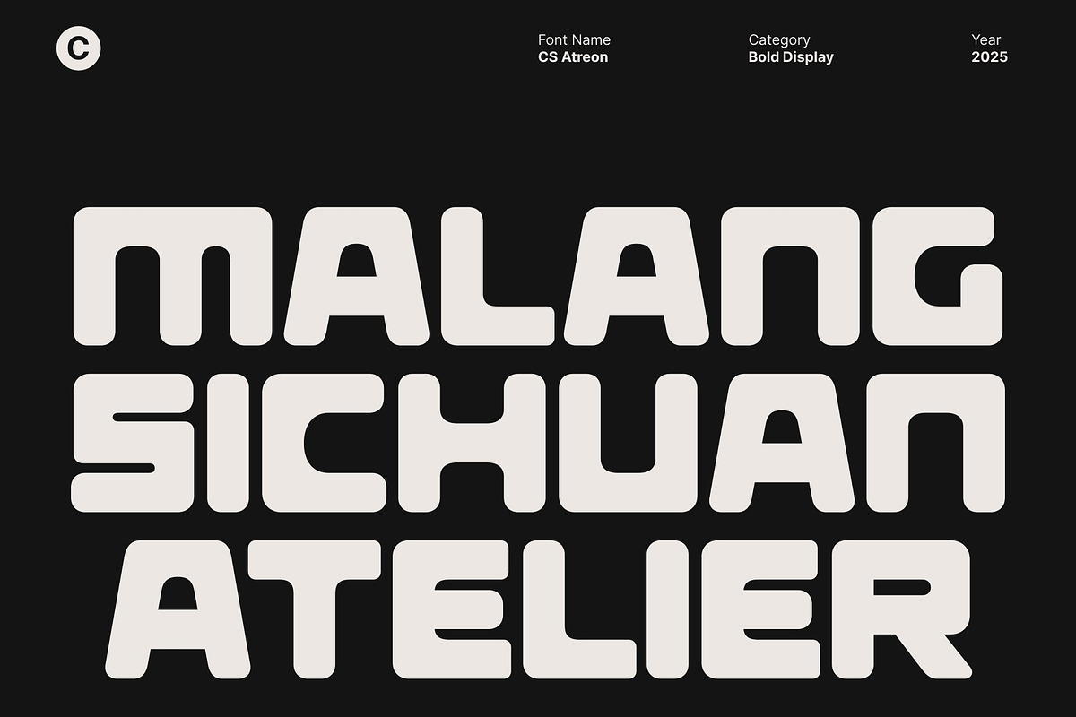 CS Atreon – Bold Display Font, a Sans Serif Font by Craft Supply Co. (Photo 5 of 8)