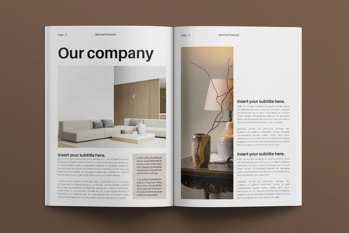 Product Catalog Template, a Brochure Template by E-Type (Photo 2 of 8)