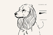 Photoshop Ink Brushes, a Brush Add-On by Jenteva Art (Thumbnail 6 of 12)