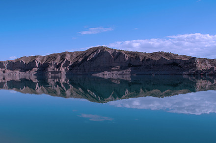 View over Negratin Water Reservoir