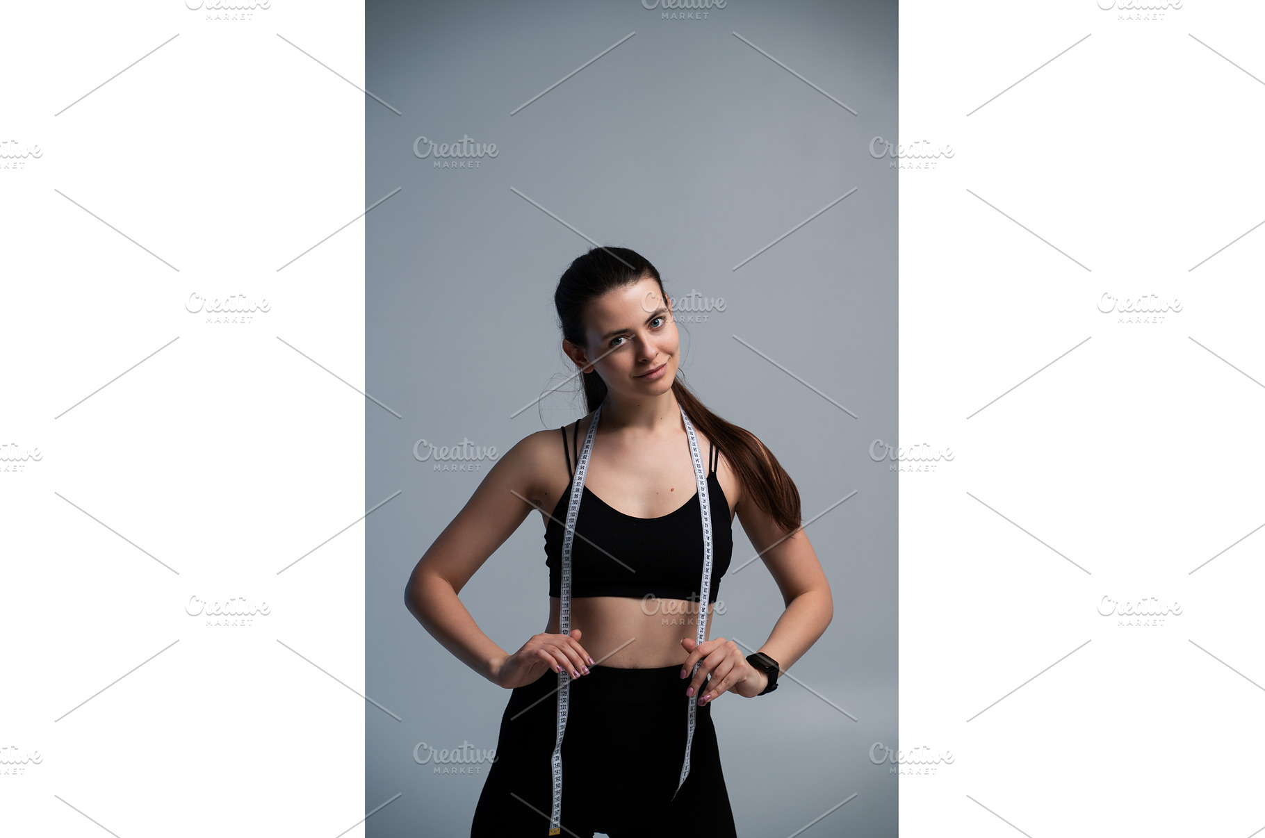 Young woman smiling, wearing black, a Sports & Recreation Photo by volodymyrshtun13795