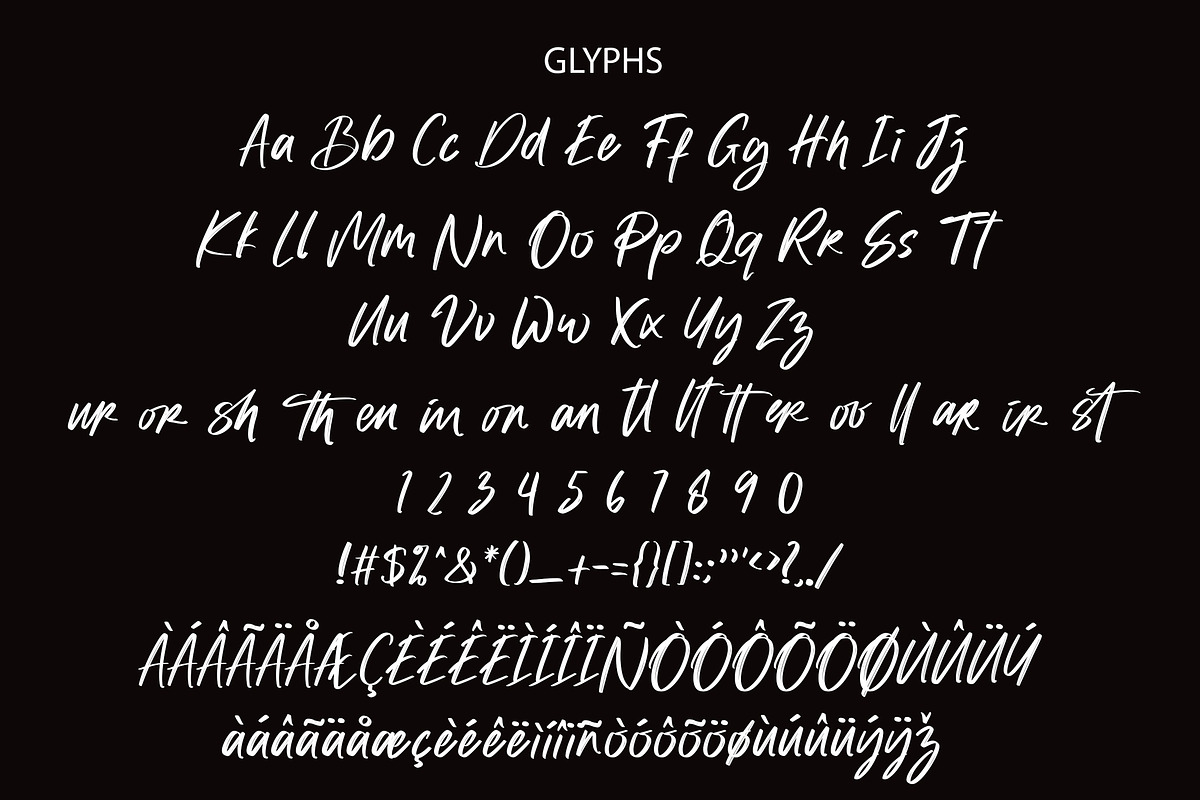 The Knitter Brushed Font, a Script Font by Lythcreative (Photo 8 of 8)