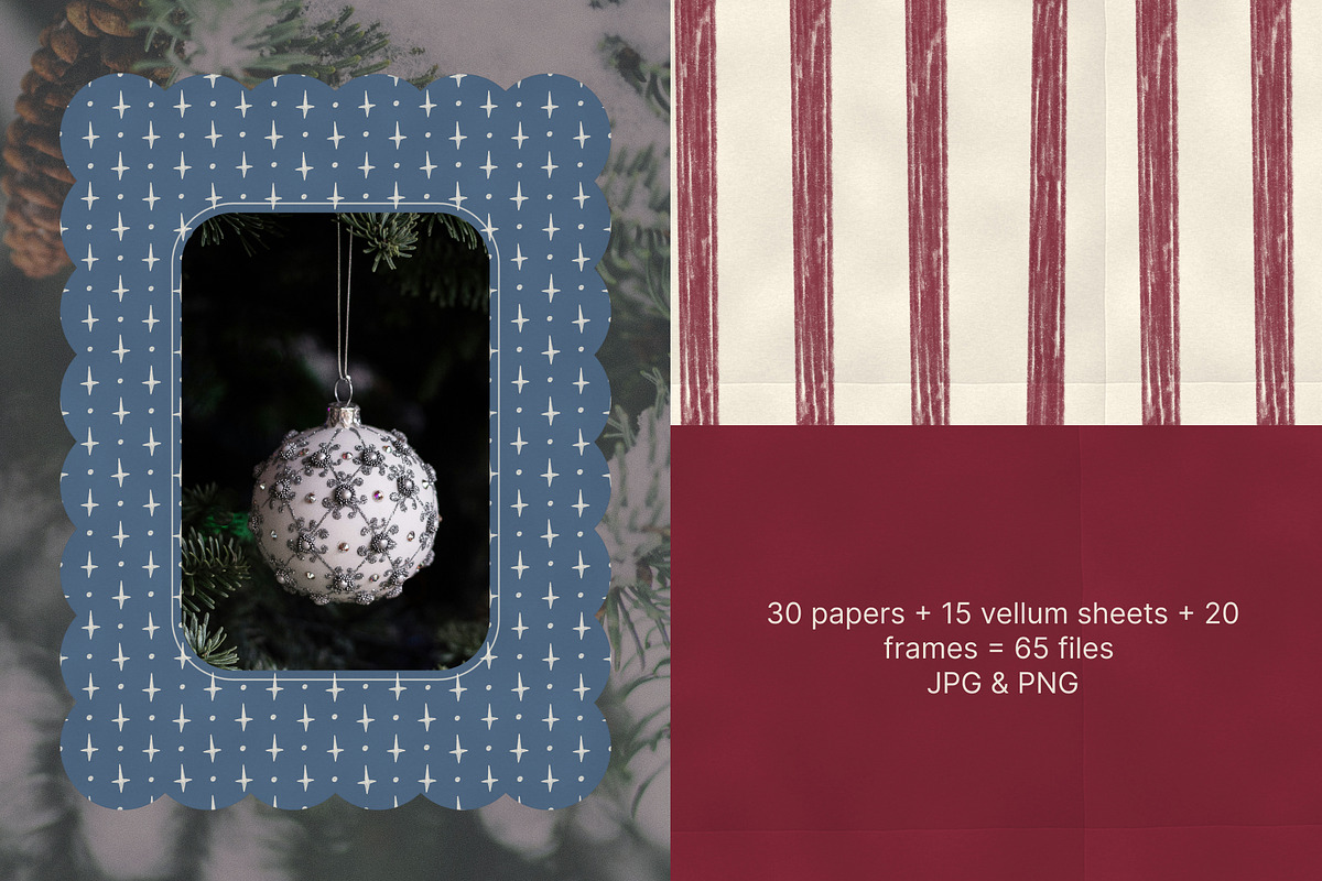 Frosted Winter Papers and Frames, a Background Graphic by Anzhelika (Photo 6 of 10)