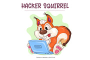 Set of Cartoon Squirrels 02. Craft, an Animal Illustration by KENO Mascots (Thumbnail 5 of 7)