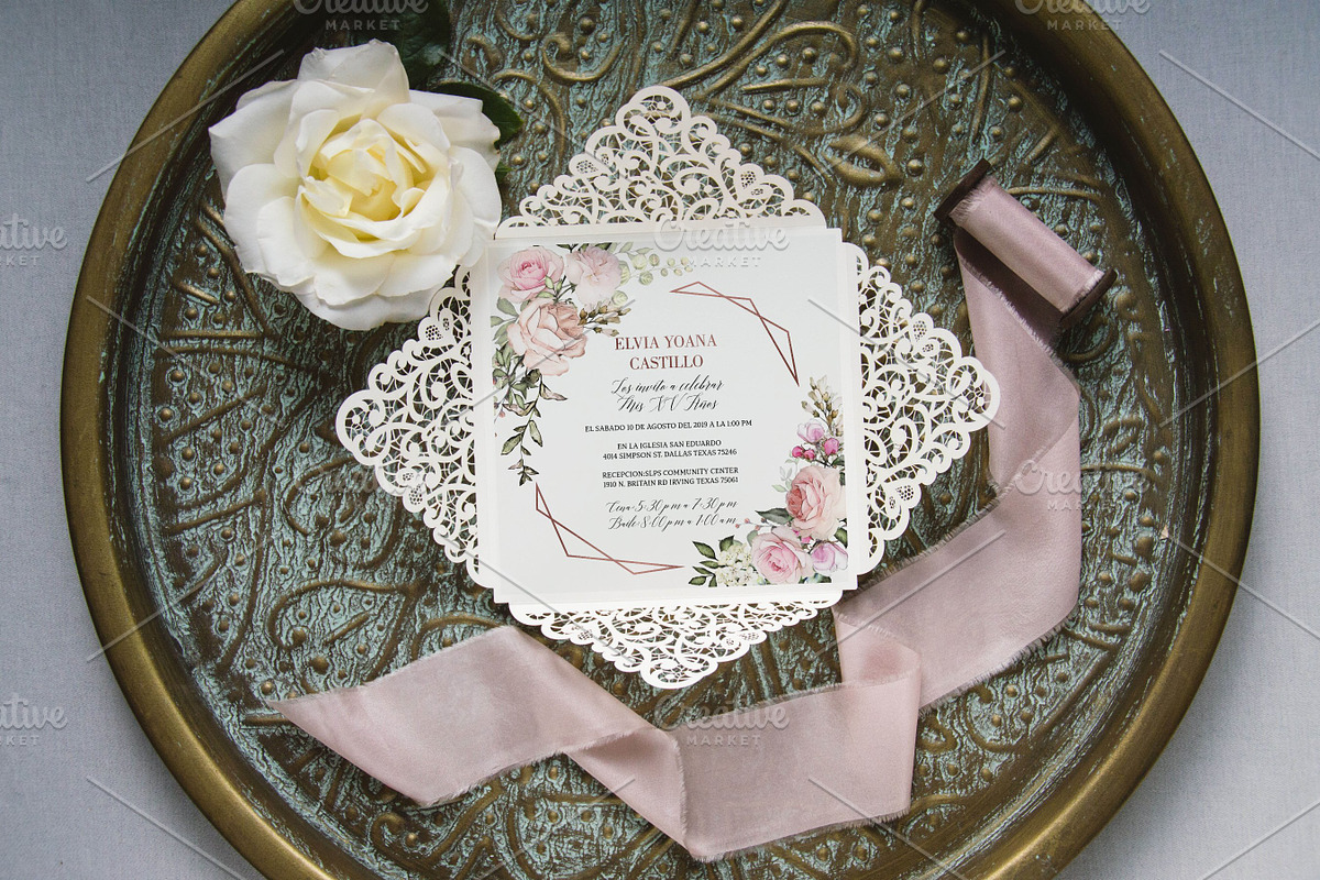 5.75 x 5.75 Square laser cut mockup, a Print Template by savvy graphics & stock (Photo 2 of 2)