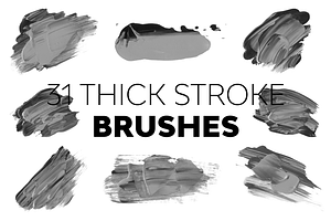 Thick Stroke Brushes