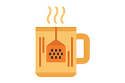 Hot Tea Flat Icon, an Icon by Pexelpy (Thumbnail 1 of 2)