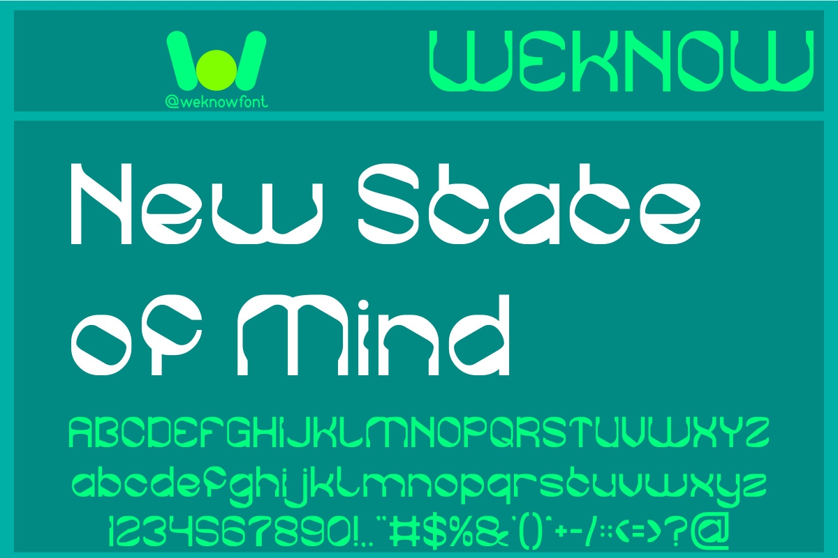 Mind Shift font, a Font by weknow (Photo 5 of 8)