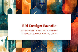 Eid Design Bundle, a Pattern Graphic by karenfoleyphoto