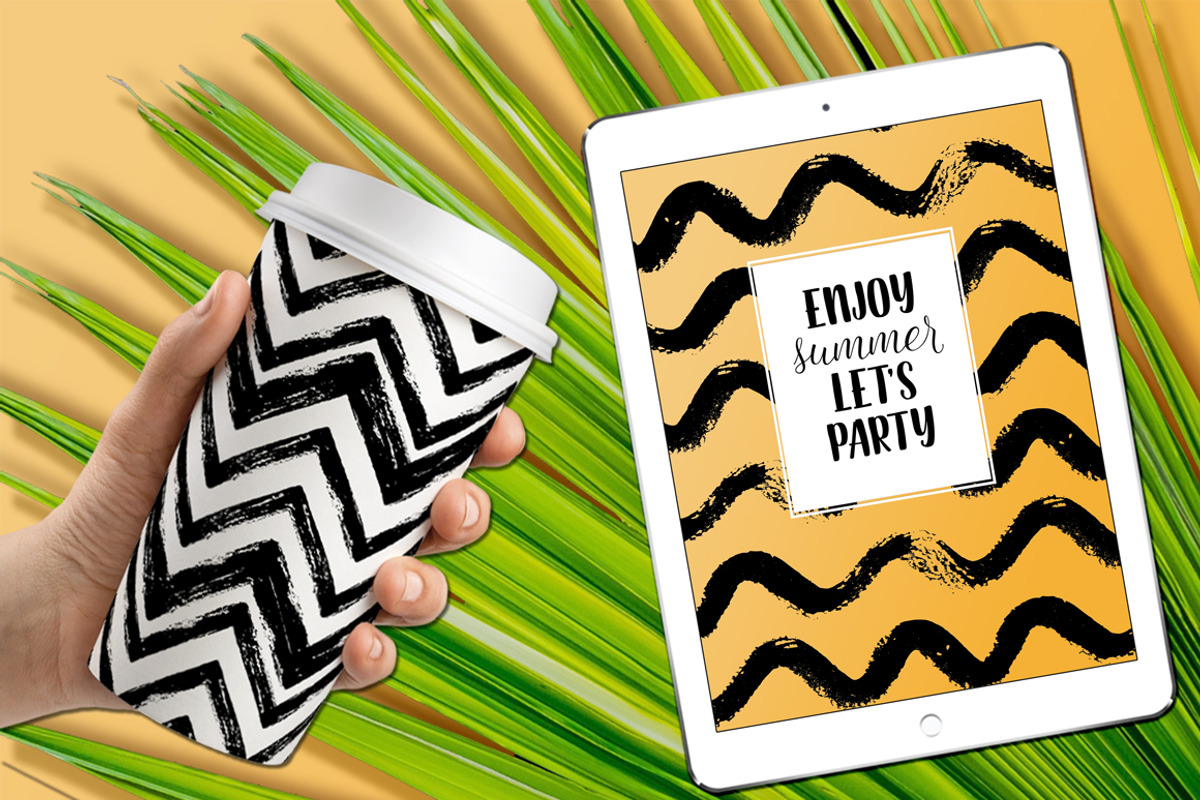 32 Hand Drawn Seamless Patterns, a Pattern Graphic by Midstream (Photo 3 of 5)