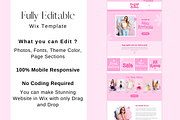 Pink Wix Website Template, a Wix Template by AdvertFox (Thumbnail 5 of 9)