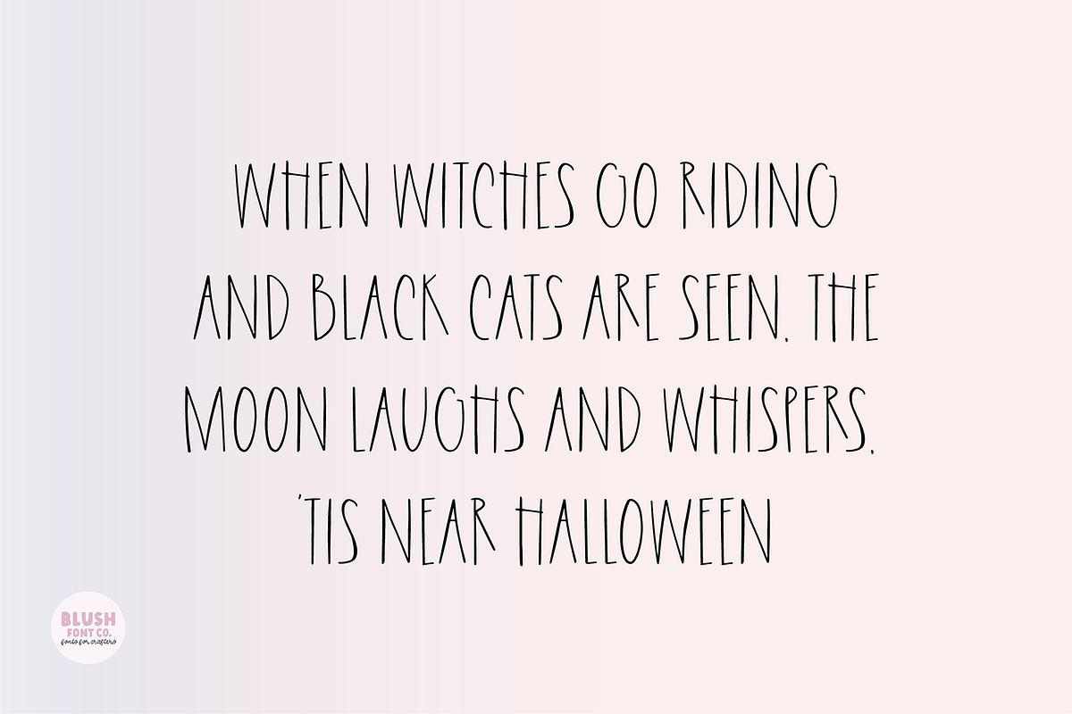 FARMHOUSE GHOST Halloween Font, a Sans Serif Font by Blush Font Co. (Photo 5 of 6)