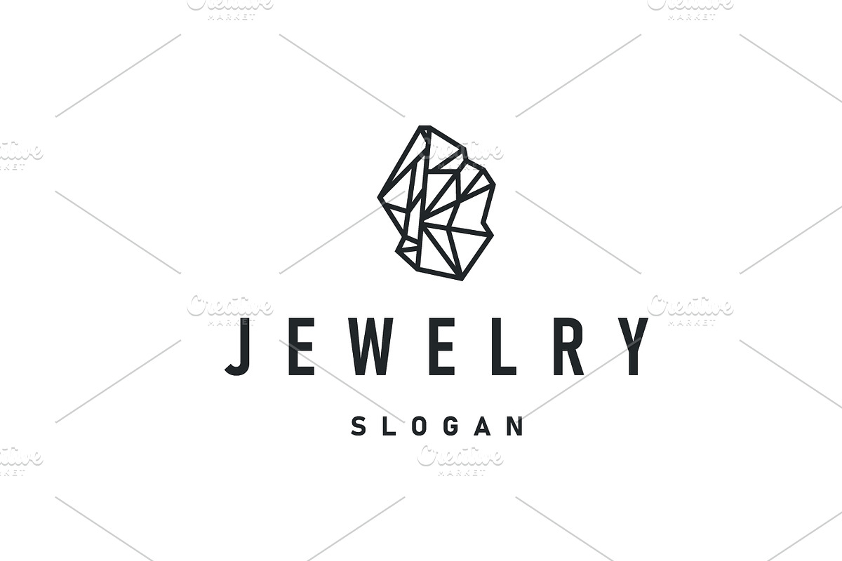 luxury jewelry design gemstone logo, a Branding & Logo Template by Maylianaw28