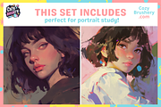Realistic Procreate Gouache Brushes, a Brush Add-On by Cozy Brushery (Thumbnail 9 of 10)