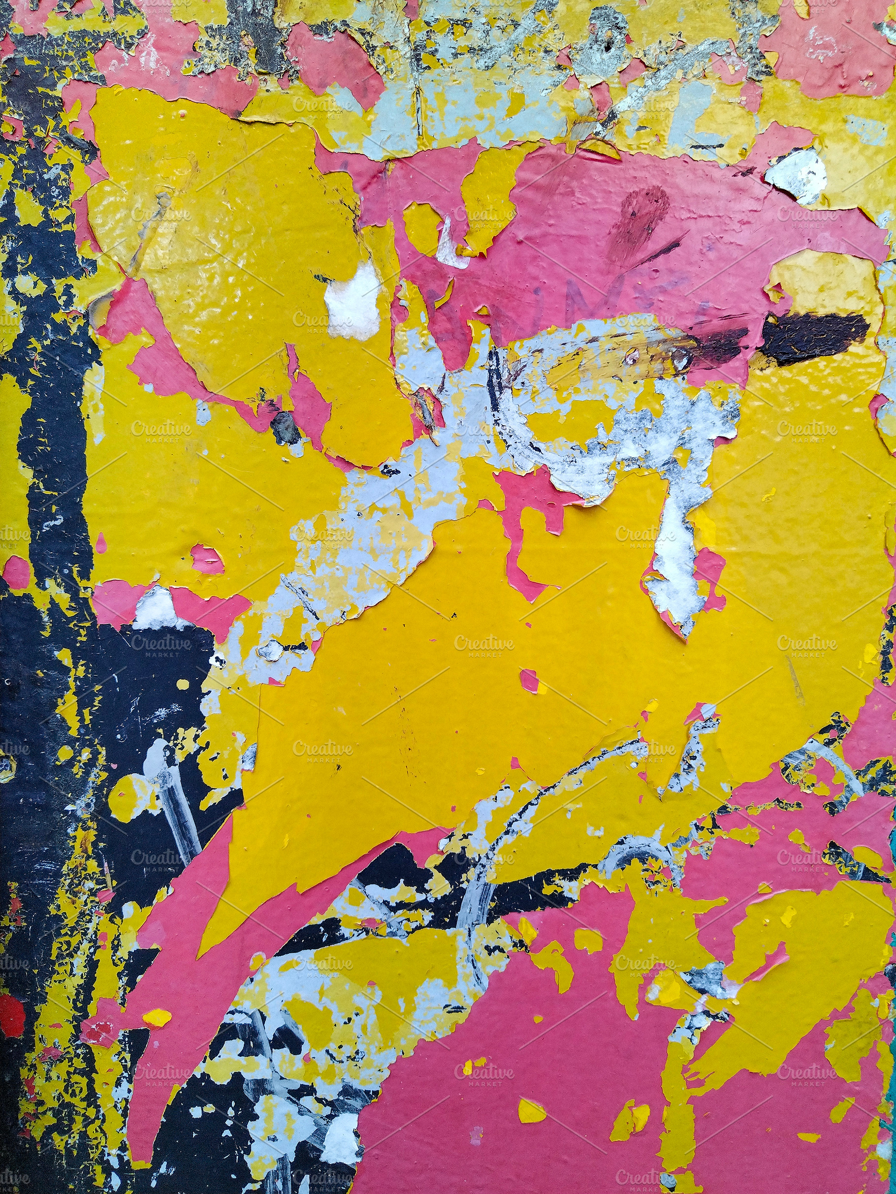 Multicolored texture background torn papers, an Abstract Photo by DanFLCreativo