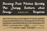 SFC Gazie - Script and Slab, a Script Font by Skilline Supply Co. (Thumbnail 3 of 7)