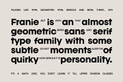 Franie Geometric Sans Family, a Font by That That Creative (Thumbnail 7 of 16)