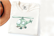 Air Transport Watercolor Clipart, an Illustration by Watercolor design (Thumbnail 3 of 5)